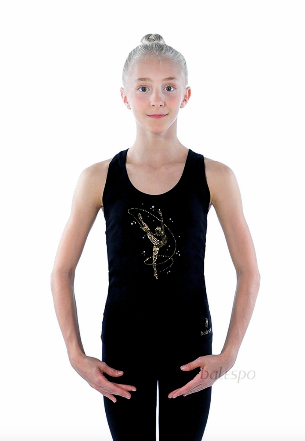 Tank top "Gold Crystals"
