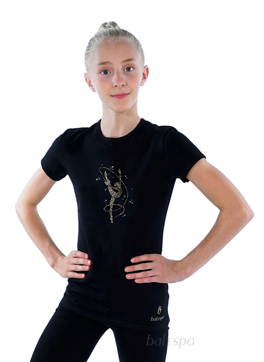 T-shirt "Gold Crystals"
